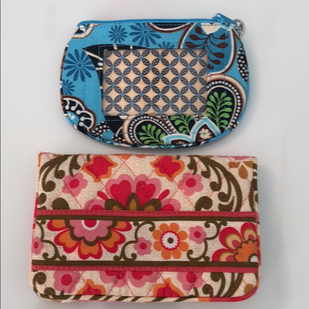 Vera Bradley Wallet and Clip Zip ID